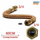 Flexível Para Gás Alta Vazão 3/4 Mxf 60 Cm - Fg34600