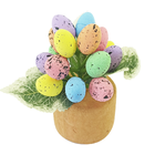 Flor De 16 Ovos Coloridos Decoração De Páscoa