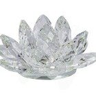 Flor De Lotus Cristal Miolo Branco 50mm Imp