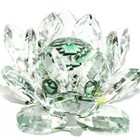 Flor De Lotus Cristal Verde 50mm Imp