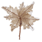 Flor de Natal Poinsétia Marfim Mar 15x25x25cm Cromus