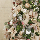 Flor de Natal Poinsétia Natural Fibra 30x21x21cm Cromus