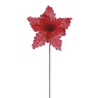 Flor Decoração Natal Para Árvore Natal 64cm Cor Vermelho