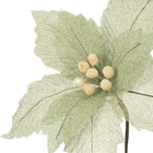 Flor Decorativa Metal e Plástico Verde 39cm Cromus