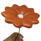 Flor em Cerâmica 14 Cm (haste 40 Cm) Vale do Jequitinhonha (Z