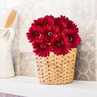 Flor Gérbera Vermelha Artificial 18 Unidades Com Toque Natura