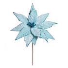 Flor Natalina Poinsetia Azul/azul Esc 1un 35x20x20cm 1200312