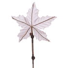 Flor para Árvore Tecido Metal Papel Vermelho 30x20cm Cromus