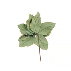 Flor Plástico e Tecido Dourado Cromus 20x10cm