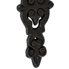 Florão Ornamento Grade Em Ferro Fundido Decoração N02 27x8cm