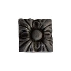 Florão Quadrado Em Ferro Fundido Decoração N07 8 5x8 5cm