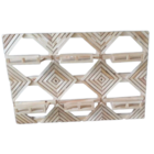 Floreira De Parede 6 Estrelas Madeira Pinus