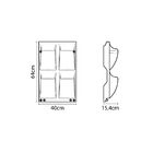 Floreira De Parede Tramontina Malaia Em Polietileno Grafite