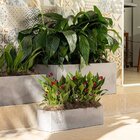 Floreira Flat 57 Japi Preto Ardosia