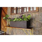 Floreira Flat 67 Japi Preto Ardosia