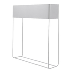 Floreira Metal Alta Cinza 25x94 Vasap