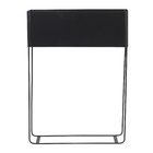 Floreira Metal Alta Preta 94x25x70cm