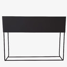 Floreira Metal Media Preta 25x64 Vasap