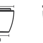 Floreira Tina 35cm Marsala Tramontina