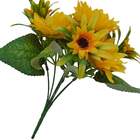 Flores Artificiais Kit Com 15 Buquês De Girassóis Para Arranj