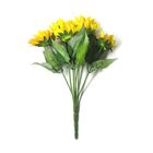 Flores Artificiais Kit Com 8 Buquês De Girassóis Para Decoraç