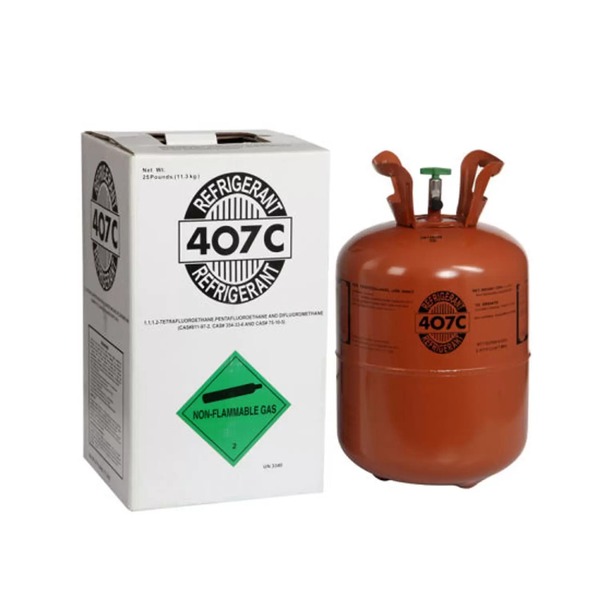Fluido Gás Refrigerante R407c Botija Refrigerant 11.3kg