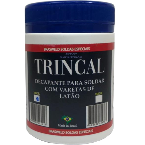 Fluxo Para Solda Trincal Em Po Decapante - 100gr Brasweld