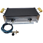 Fogão 2 Bocas Inox Chapa Bifeteira Caminhoneiro + Kit Gás