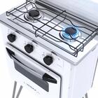 Fogao 2 Bocas Venax Gemini Vetro Branco Gas Glp