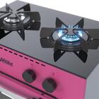 Fogao 2 Bocas Venax Mini Cook Pink Gas Glp