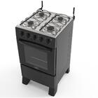 Fogão 4 Bocas A Gás Acendimento Automático Realce Bivolt Cr201