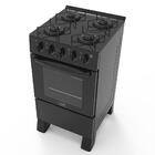 Fogão 4 Bocas A Gás Acendimento Automático Realce Glass Bivol