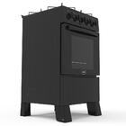 Fogão 4 Bocas A Gás Acendimento Automático Realce Glass Bivol