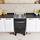 Fogão 4 Bocas Acendimento Automático Bivolt Waves New Itatiai