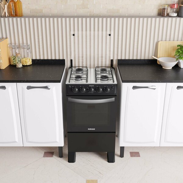 Fogão 4 Bocas Acendimento Automático Bivolt Waves New Itatiai