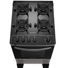 Fogão 4 Bocas Atlas Agile Up Inox Com Mesa De Vidro - Bivolt