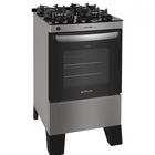 Fogão 4 Bocas Atlas Agile Up Inox Com Mesa De Vidro - Bivolt