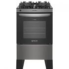 Fogão 4 Bocas Atlas Agile Up Inox Com Mesa De Vidro - Bivolt