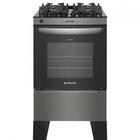 Fogão 4 Bocas Atlas Agile Up Inox Com Mesa De Vidro - Bivolt