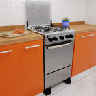 Fogão 4 Bocas Atlas Mônaco Plus Inox