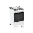 Fogão 4 Bocas Atlas Mônaco Plus Mesa De Inox Bivolt