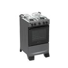 Fogão 4 Bocas Atlas Mônaco Plus Mesa De Inox Bivolt