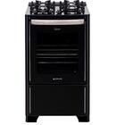 Fogão 4 Bocas Atlas New U.top Glass Preto Com Mesa Mesa De Vi