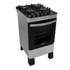 Fogão 4 Bocas Automático Bivolt Itaglass New Itatiaia Inox