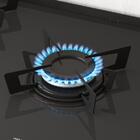 Fogão 4 Bocas Bivolt Automático Mesa De Vidro Electra Glass N