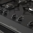 Fogão 4 Bocas Bivolt Automático Mesa De Vidro Electra Glass N