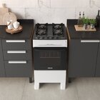 Fogão 4 Bocas Bivolt Automático Mesa De Vidro Electra Glass N