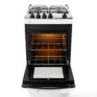 Fogão 4 Bocas Branco Com Mesa Inox Atlas Agile Up Bivolt