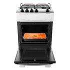 Fogão 4 Bocas Branco Com Mesa Inox Atlas Atenas Bivolt