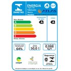 Fogão 4 Bocas De Piso Atlas Mônaco Top Glass Preto Bivolt